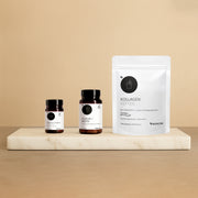 Das Beauty-Set mit Kollagen Peptide, Zink plus Vitamin C Tabletten und Silizium + Biotin Kapseln